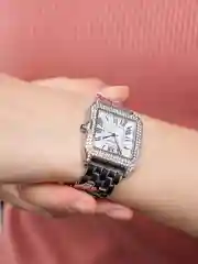 Серебряный женские наручные часы