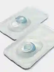Синий цветные контактные линзы Офтальмикс Butterfly 3 Tone