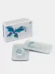 Синий цветные контактные линзы Офтальмикс Butterfly 3 Tone