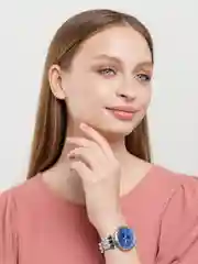 Синий наручные часы, женские