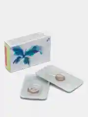 Золотой цветные контактные линзы Офтальмикс Баттерфляй Butterfly One Month