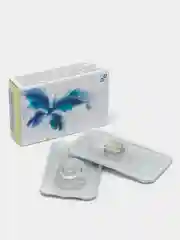 Серый цветные контактные линзы Офтальмикс Баттерфляй Butterfly One Month