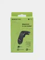 Черный автомобильный магнитный держатель для телефона  Borofone BH10
