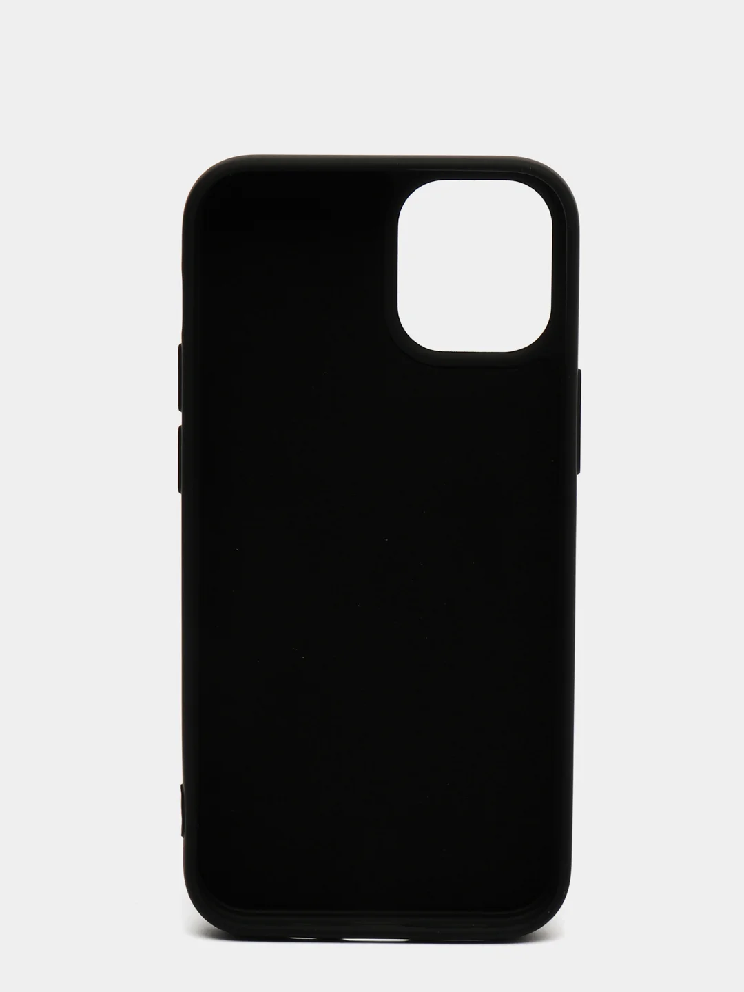 Черный чехол Apple iPhone 12 Mini, 12 Pro Max силиконовый с подкладом из микрофибры