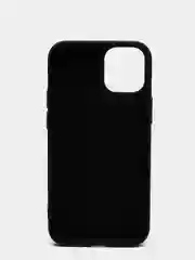 Черный чехол Apple iPhone 12 Mini, 12 Pro Max силиконовый с подкладом из микрофибры