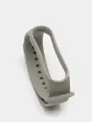 Серый силиконовый ремешок для фитнес-браслетов Xiaomi Mi Band 5 / 6