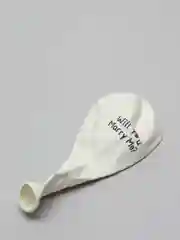 Молочный воздушный шар латексный Я тебя люблю