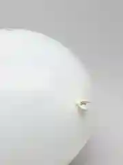 Молочный воздушный шар латексный Я тебя люблю