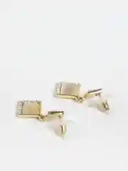 Серьги женские, со стразами, подвесные