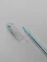 Голубой ручка цветная шариковая масляная