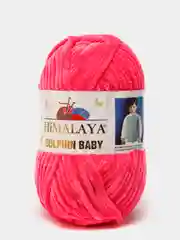 Пастельно-коралловый шерсть Пряжа Himalaya Dolphin Baby 100% Полиэстер 100г 120м