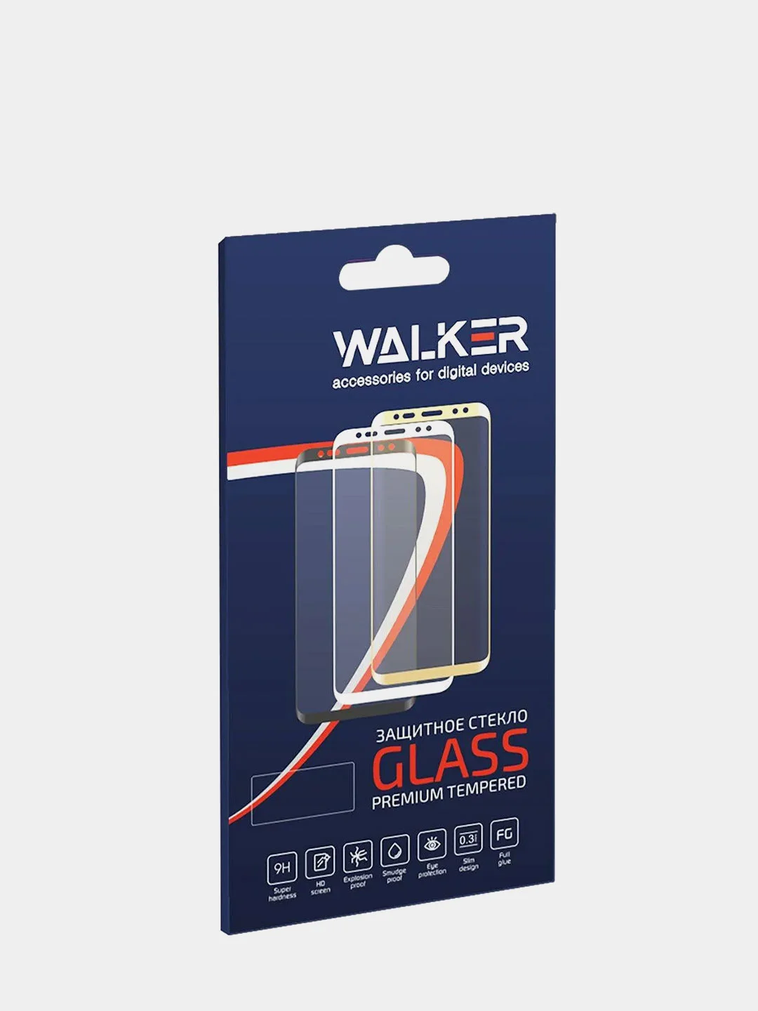 Черный защитное стекло Walker для P20 Lite 2019/Huawei Nova 5i