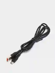Черный кабель, Шнур, Провод, USB - microUSB, 2.4A, 1м, Denmen D01V, микро усб, микро юсб, андроид