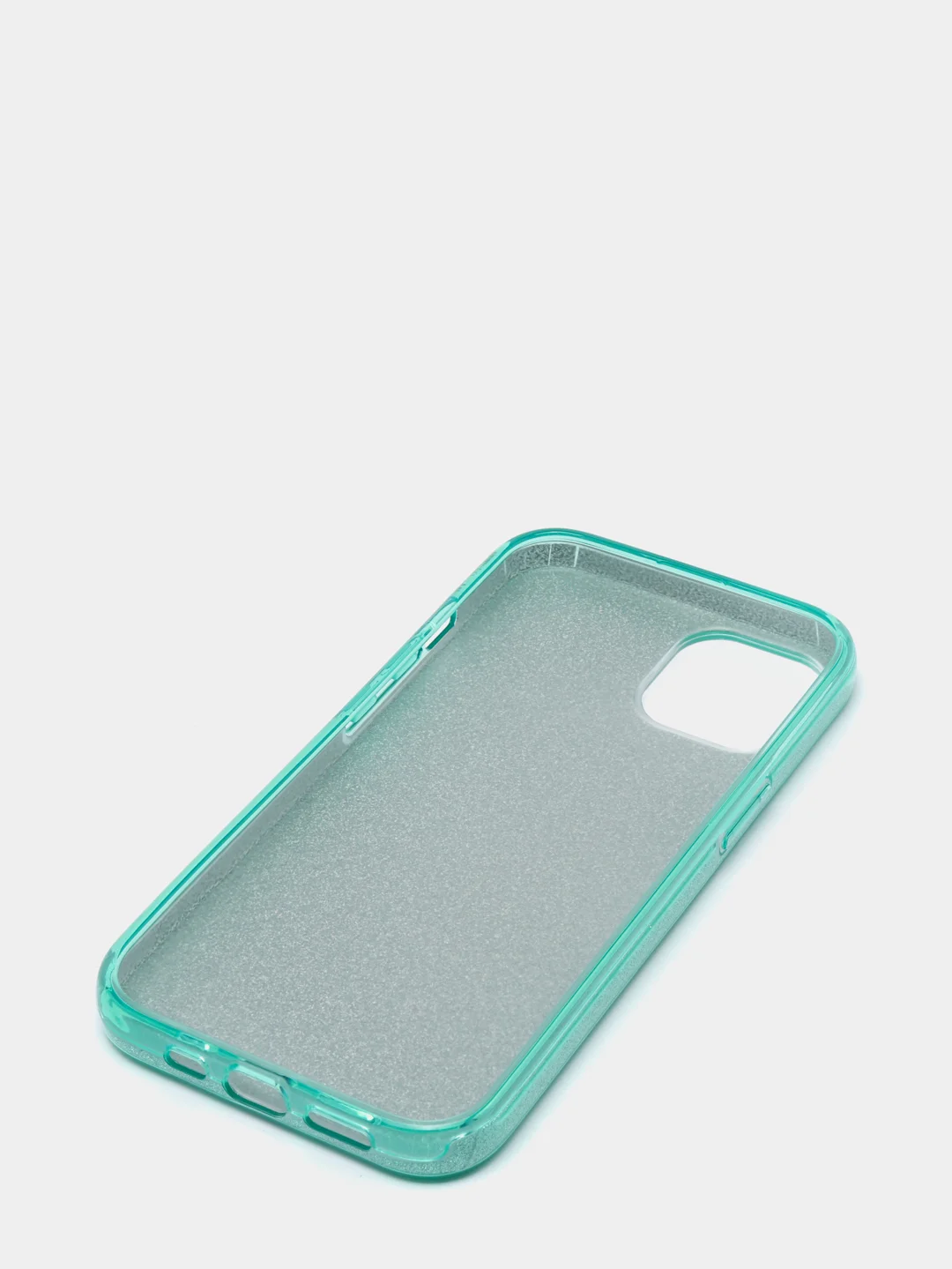 Бирюзовый чехол блестящий IPHONE 13