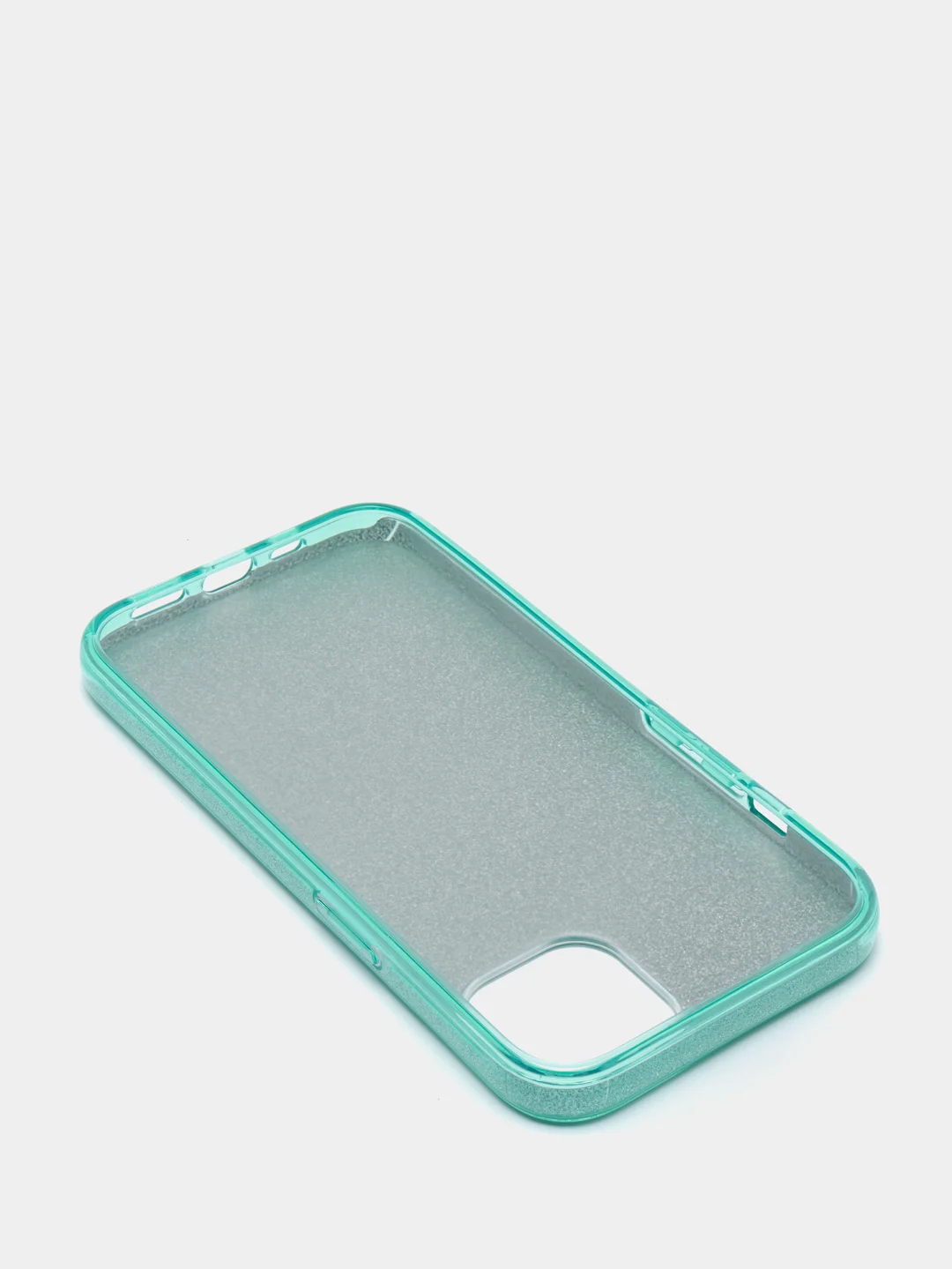 Бирюзовый чехол блестящий IPHONE 13