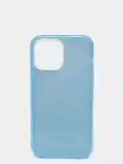 Голубой чехол блестящий для iPhone 13 Pro Max