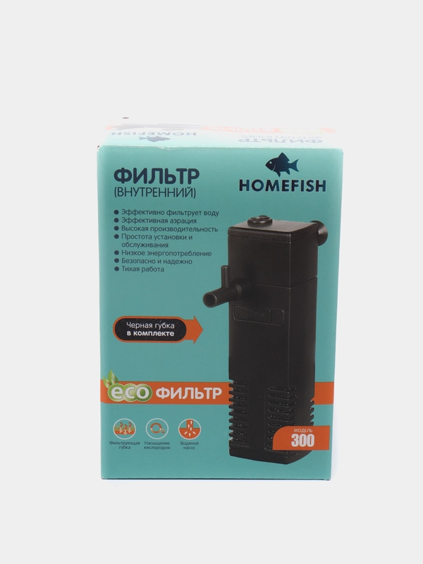 Фильтр HOMEFISH 300, внутренний, для аквариума, до 40 л