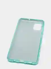 Тёмно-бирюзовый чехол блестящий для Samsung A51
