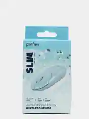 Голубой мышь беспроводная Perfeo SLIM оптическая 3 кнопки, DPI 1200, USB