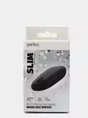 Черный мышь беспроводная Perfeo SLIM оптическая 3 кнопки, DPI 1200, USB