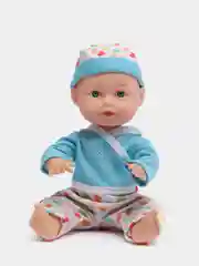 Голубой кукла - пупс в пакете 25 см