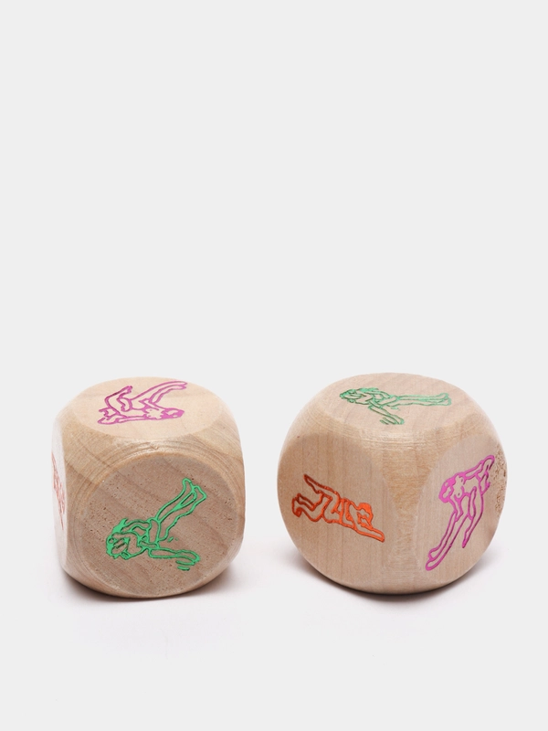 Кубики игральные деревянные