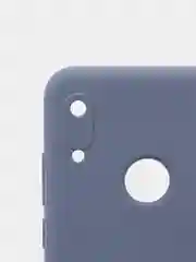 Синий меланж чехол Huawei Honor 8A, Y6 2019, с бархатом внутри
