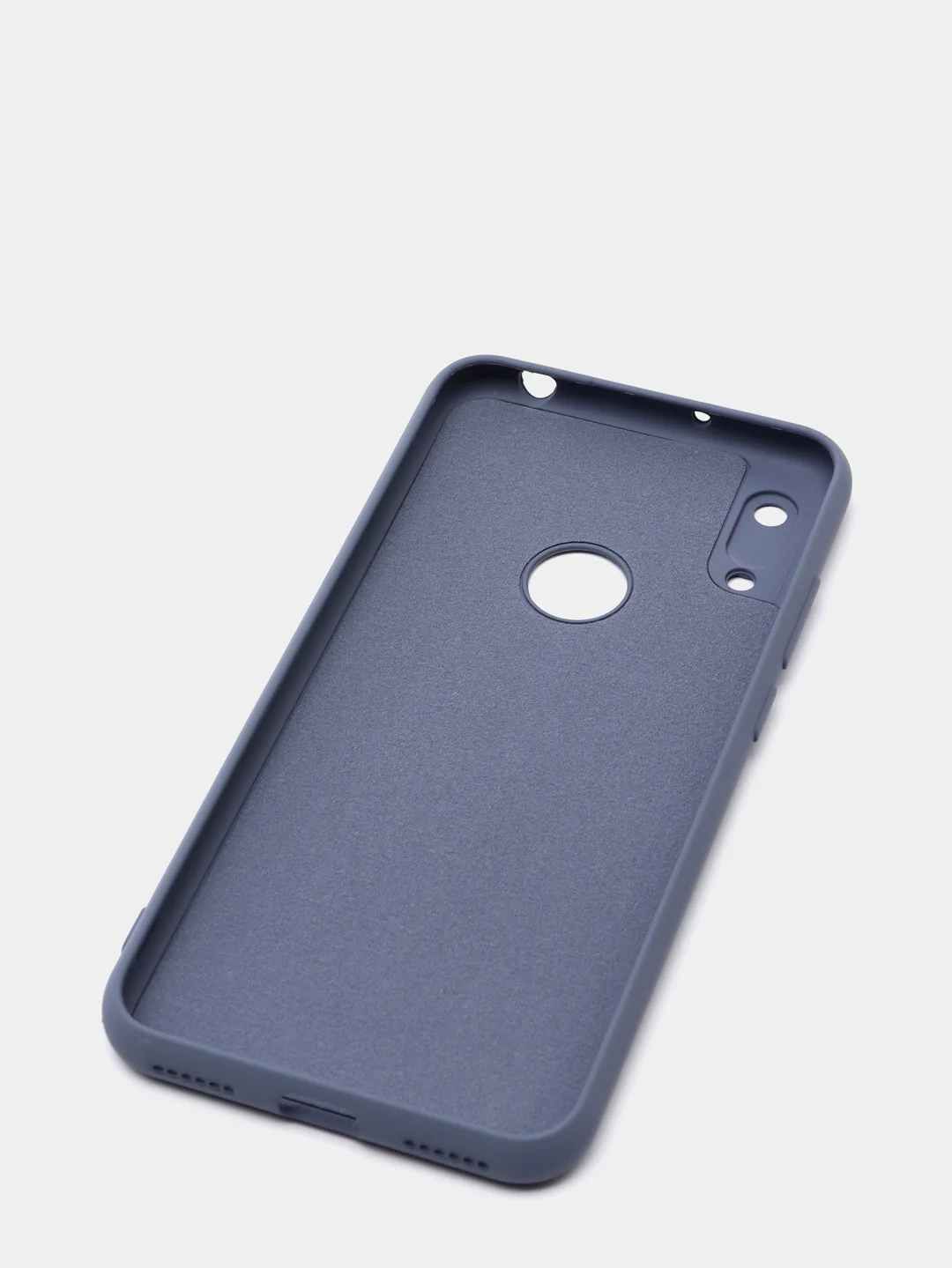Синий меланж чехол Huawei Honor 8A, Y6 2019, с бархатом внутри