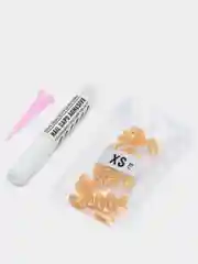 Медный мягкие накладные когти из силикона для кошек, 20 цветов, 4 размера