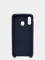Синий чехол с бархатом внутри Samsung A20 / A30