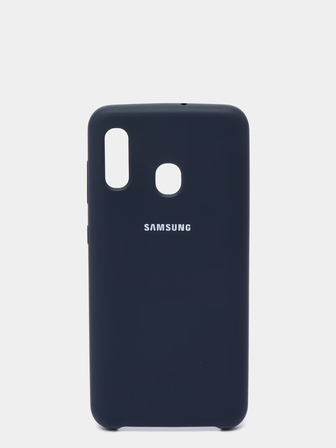 Синий чехол с бархатом внутри Samsung A20 / A30