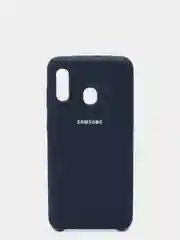 Синий чехол с бархатом внутри Samsung A20 / A30