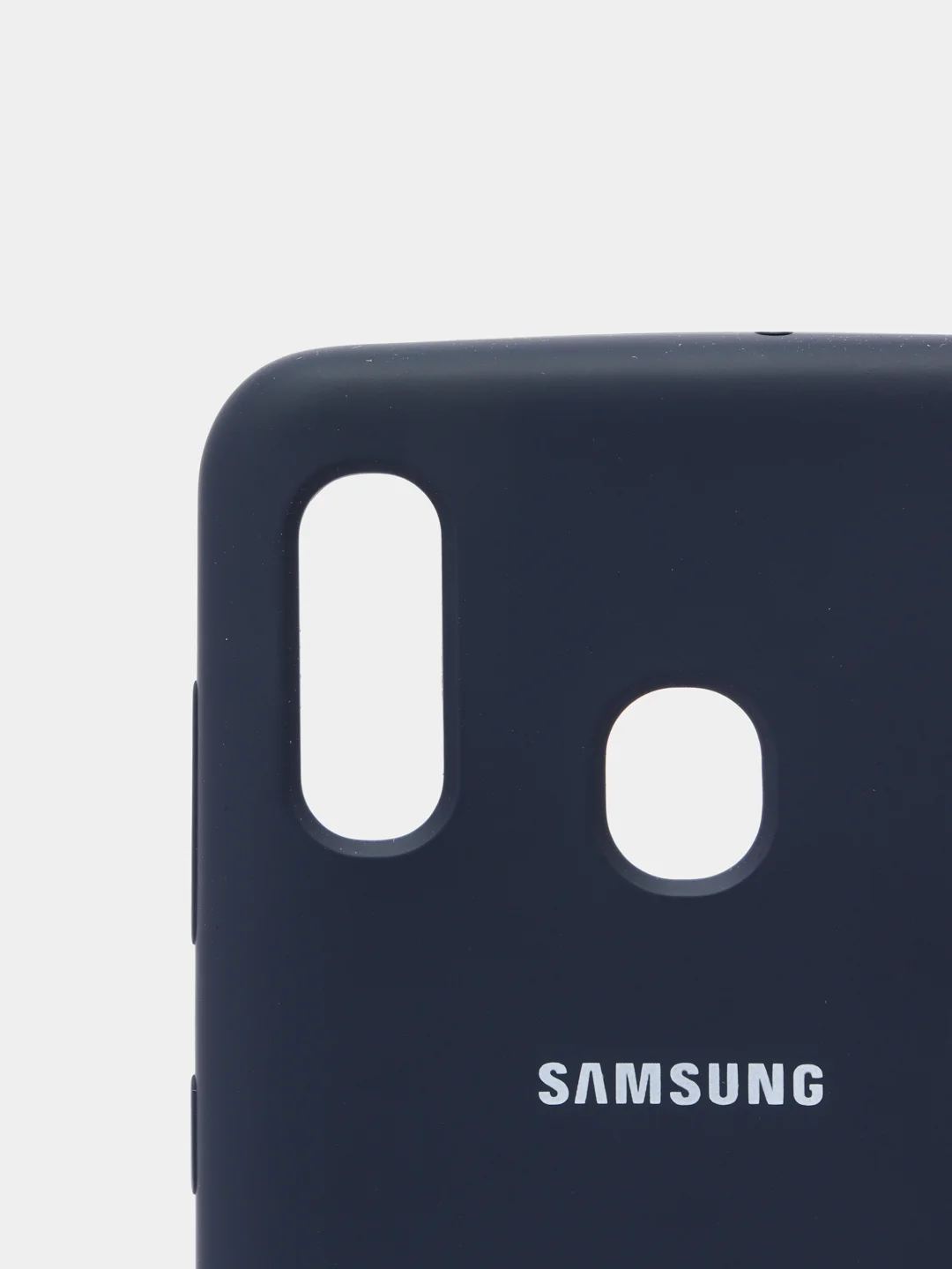 Синий чехол с бархатом внутри Samsung A20 / A30