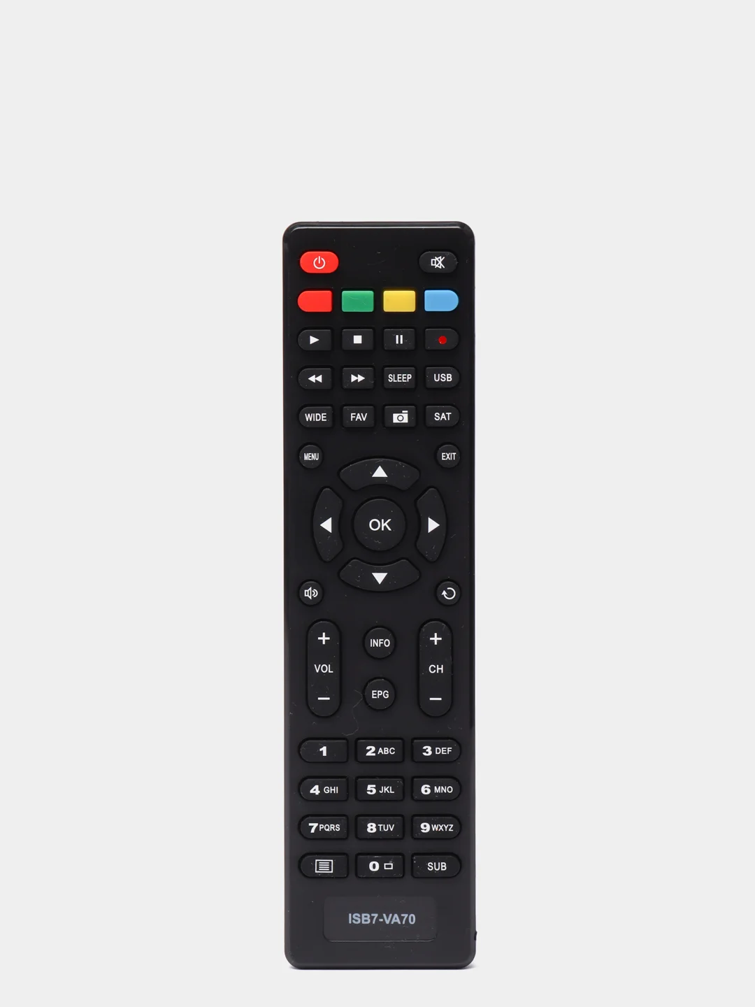 Пульт ISB7-VA70 для DVB-T2 ресивера Opentech НТВ+