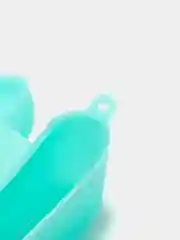 Бирюзовый силиконовый чехол для беспроводных наушников AirPods