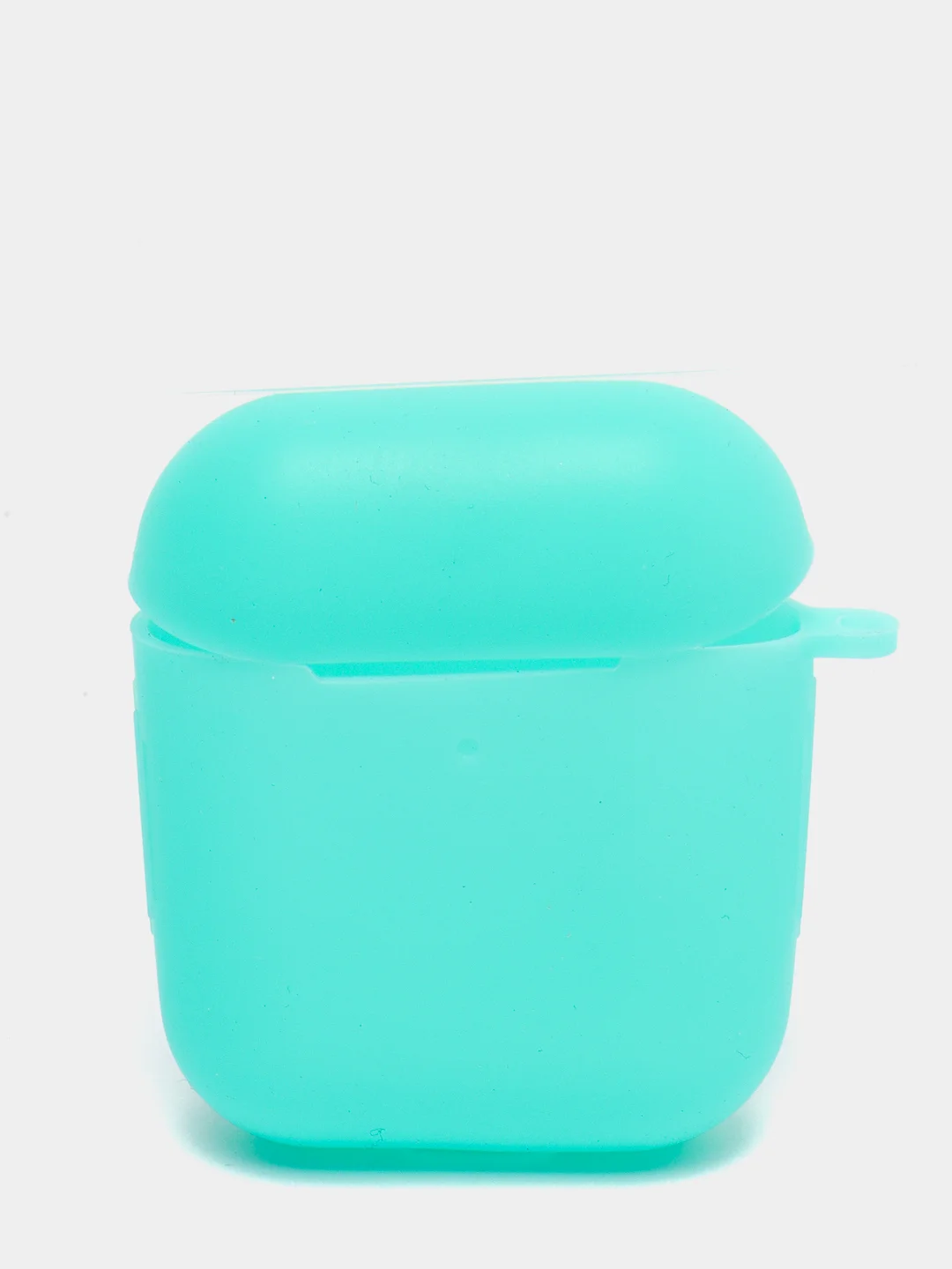Бирюзовый силиконовый чехол для беспроводных наушников AirPods