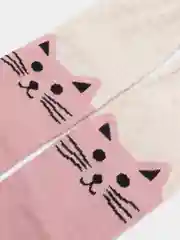 Розовый колготки Кошка детские и подростковые