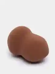 Коричневый спонж для макияжа