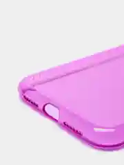 Пурпурный яркий силиконовый чехол iPhone XR, 11, 12 Mini, 12 Pro, 12 Pro Max