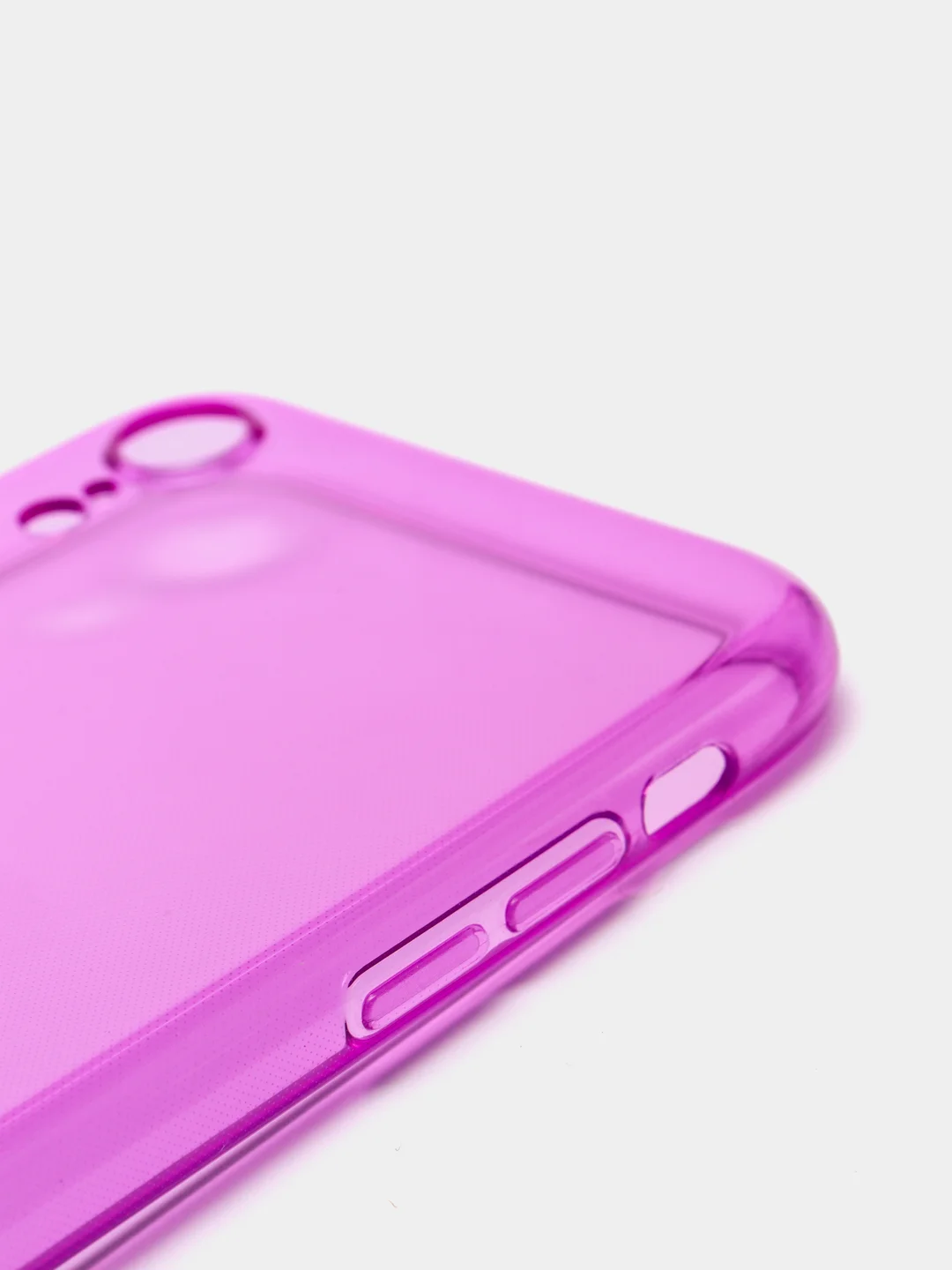 Пурпурный яркий силиконовый чехол iPhone XR, 11, 12 Mini, 12 Pro, 12 Pro Max