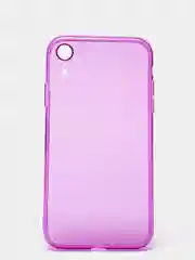 Пурпурный яркий силиконовый чехол iPhone XR, 11, 12 Mini, 12 Pro, 12 Pro Max