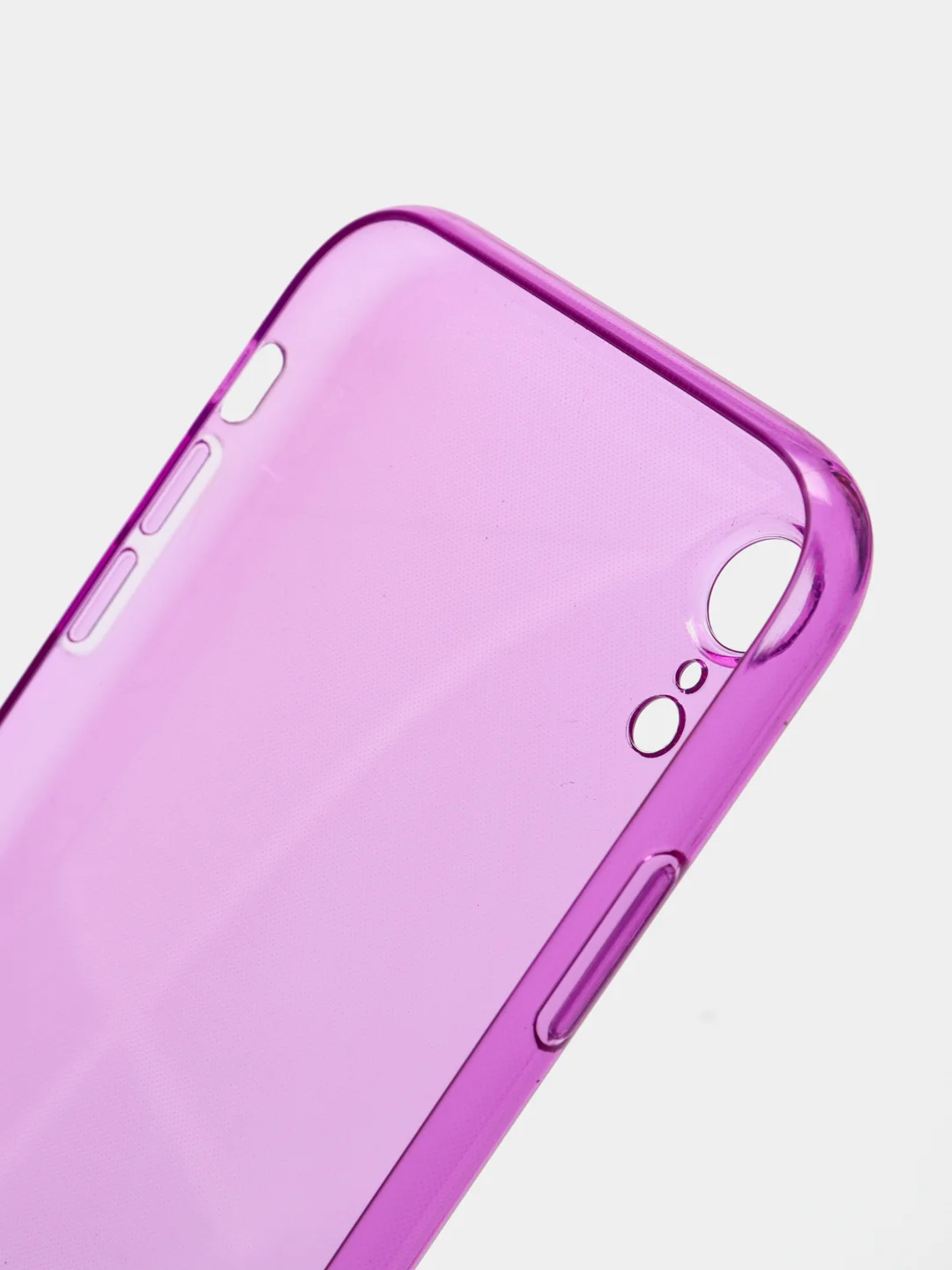 Пурпурный яркий силиконовый чехол iPhone XR, 11, 12 Mini, 12 Pro, 12 Pro Max