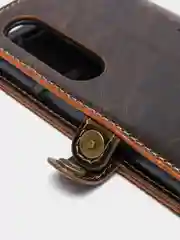 Коричневый чехол-книжка Samsung Galaxy Z Fold3