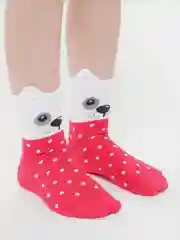 Розовый носки детские "Забавные мордашки", Conte-kids 17С-59СП