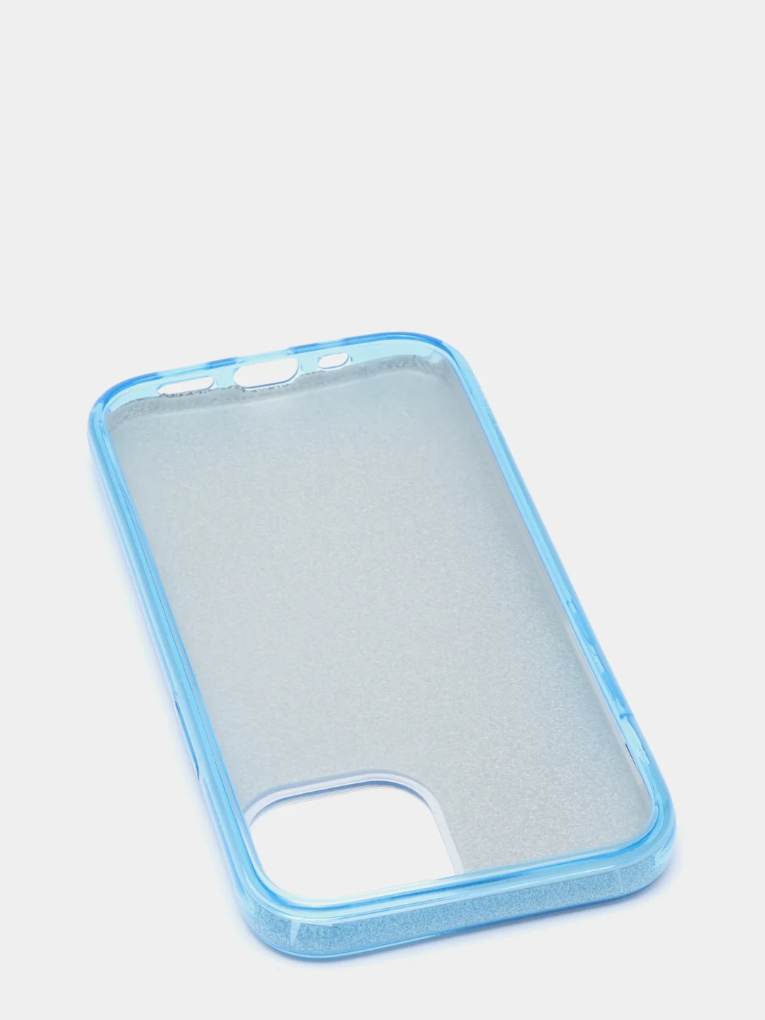Голубой чехол блестящий Iphone 13 Mini