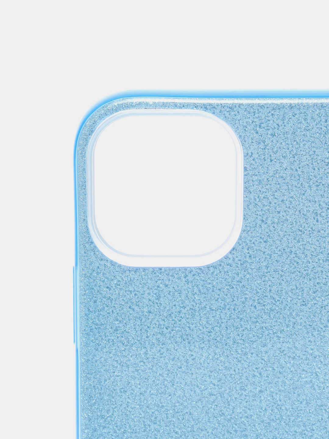 Голубой чехол блестящий Iphone 13 Mini