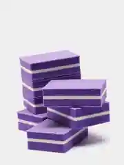 Фиолетовый баф для ногтей, мини, 50 штук