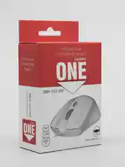 Белый мышь, проводная, Smartbuy One 352