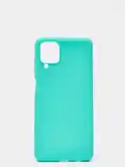 Бирюзовый чехол силиконовый на Samsung Galaxy A12, М12