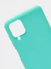 Бирюзовый чехол силиконовый на Samsung Galaxy A12, М12